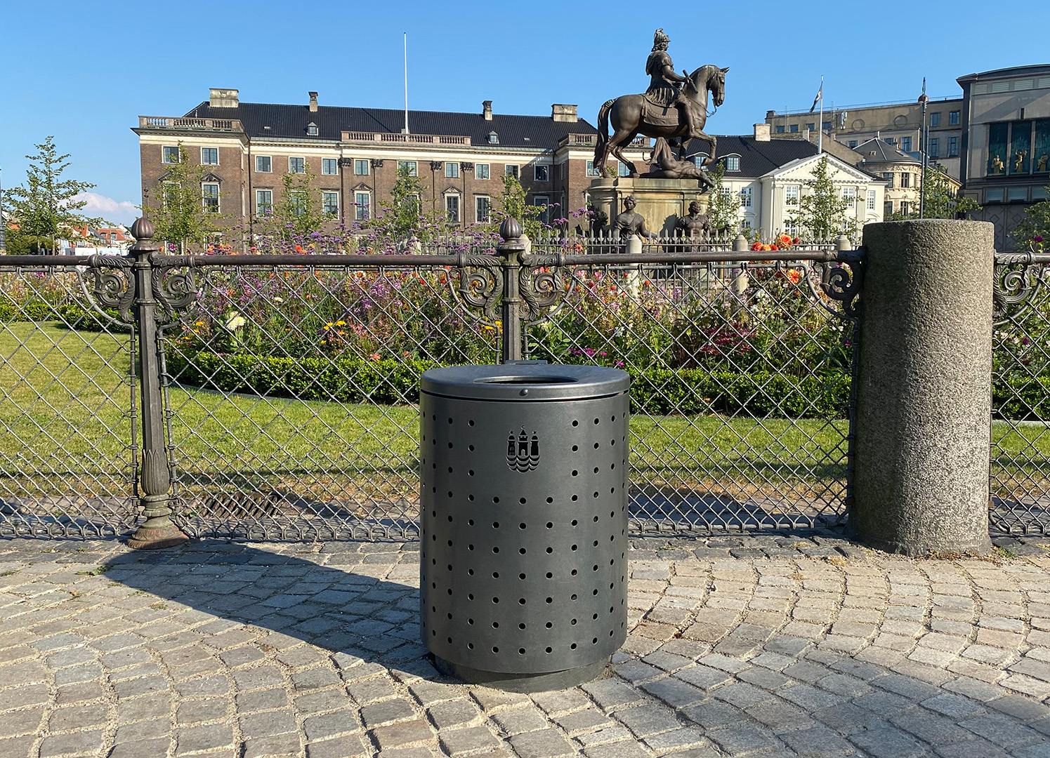 COPENHAGEN | Klassisk, affaldskurv | Rustfrit stål